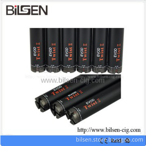 2014 New Product variable voltage1300 mAh evod twist battery 2